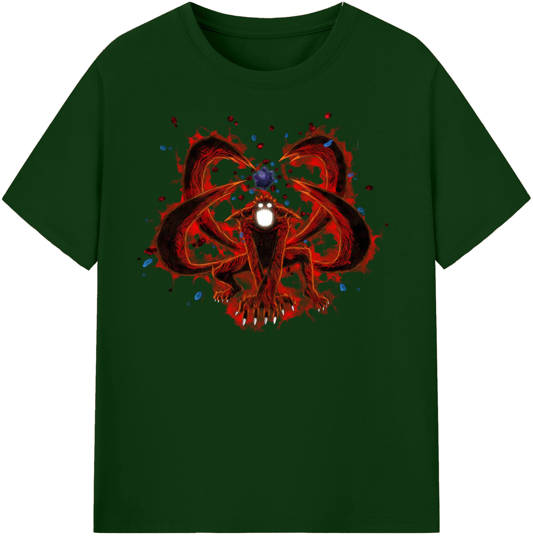 （画像用） NARUTO -ナルト- うずまき ナルト Uzumaki Naruto 綿100％半袖Tシャツ（フロントプリント）